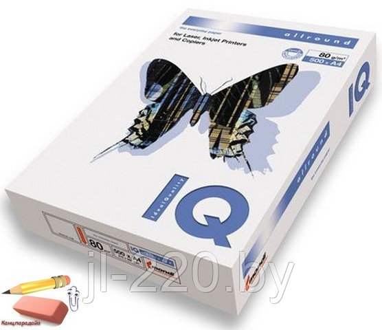 Бумага IQ Allround А4, 80 г/м2, 500 листов