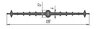 Гидрошпонка ЦДР-135К15, Резина, ширина 135мм, шов 15мм