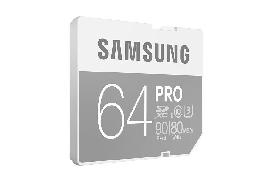 Карта памяти SDXC 64GB Samsung EVO PRO UHS-I U3, Class 10, 90/80 МБ/с - фото 3 - id-p53491277