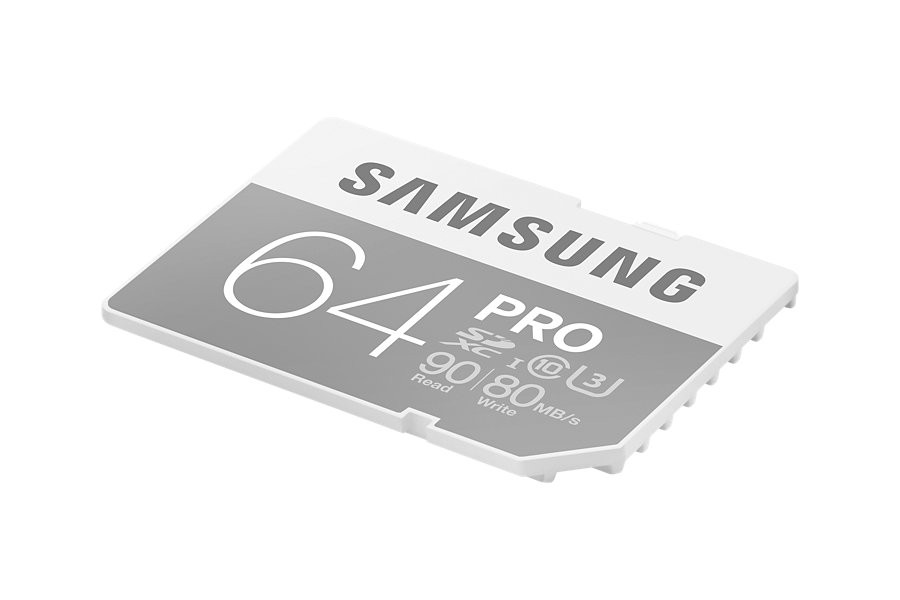 Карта памяти SDXC 64GB Samsung EVO PRO UHS-I U3, Class 10, 90/80 МБ/с - фото 5 - id-p53491277