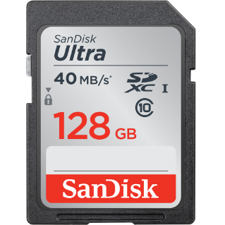 Карта памяти SDXC 128GB SanDisk Ultra UHS-I U1, Class 10, 40 МБ/с - фото 2 - id-p53492439