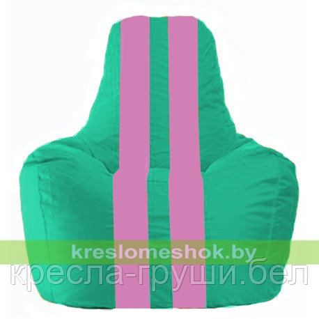 Кресло мешок Спортинг бирюзовый - розовый С1.1-295