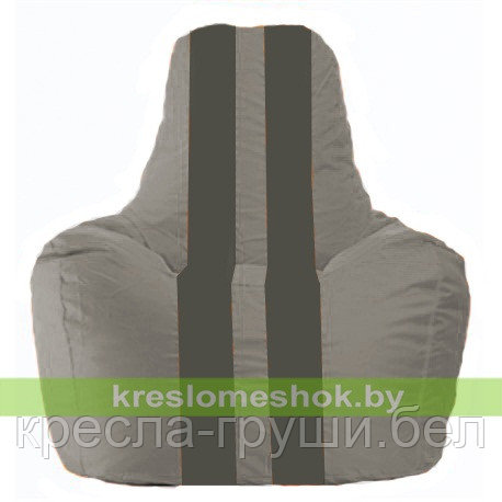 Кресло мешок Спортинг серый - тёмно-серый С1.1-351, фото 2
