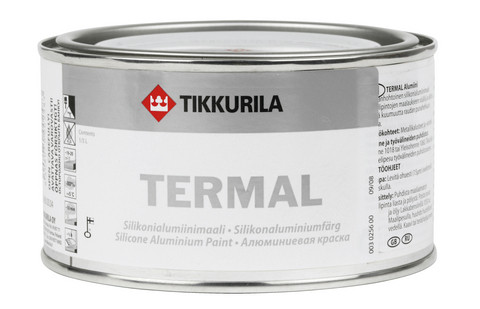Термал силиконоалюминиевая краска - Tikkurila Termal серебристая  1/3 л