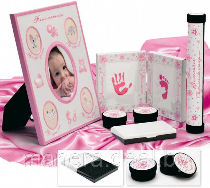Набор подарочный для новорождённого «МОЯ МАЛЫШКА» - фото 1 - id-p53555170