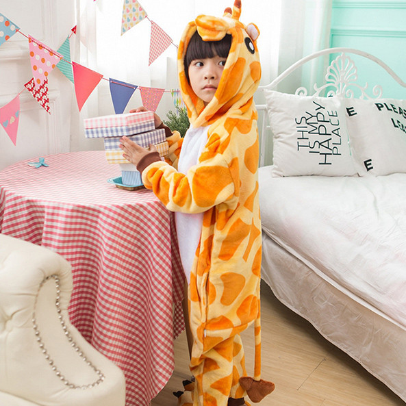 Пижама Кигуруми детская Жираф (рост 130-139 см) - фото 1 - id-p53557575