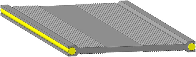 Гидрошпонка ВК-120, Резина, ширина 120мм