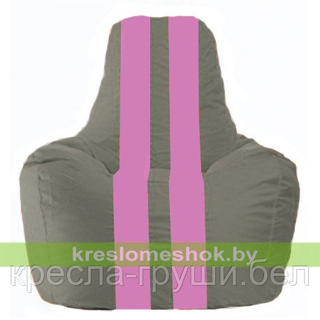 Кресло мешок Спортинг серый - розовый С1.1-333, фото 2