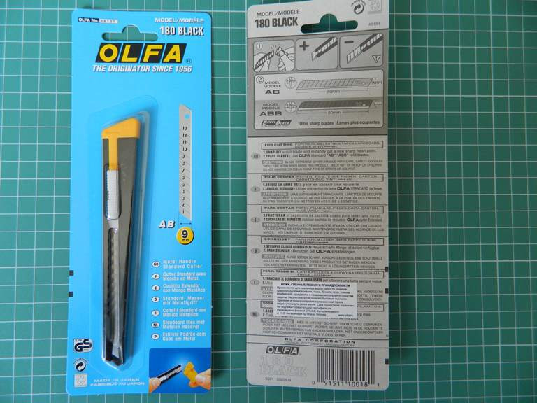 Нож OLFA с выдвижным лезвием 9мм. - фото 3 - id-p53686001