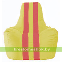 Кресло мешок Спортинг жёлтый - красный С1.1-260
