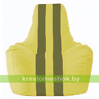 Кресло мешок Спортинг жёлтый - оливковый С1.1-259