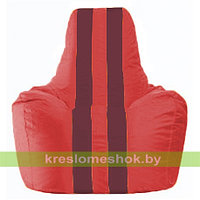 Кресло мешок Спортинг красный - бордовый С1.1-180