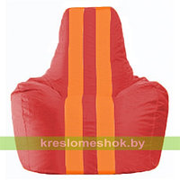 Кресло мешок Спортинг красный - оранжевый С1.1-176