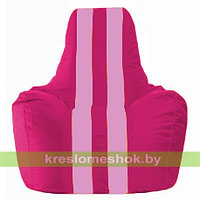 Кресло мешок Спортинг лиловый - розовый С1.1-389