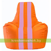 Кресло мешок Спортинг оранжевый - розовый С1.1-601