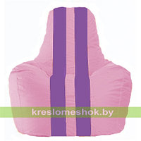 Кресло мешок Спортинг розовый - сиреневый С1.1-194