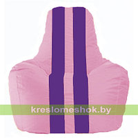 Кресло мешок Спортинг розовый - фиолетовый С1.1-191
