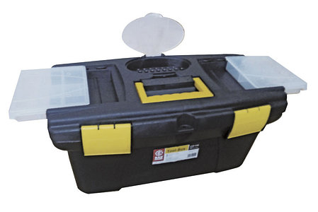 Ящик для инструмента пластиковый 22" (56.5х32.5х29 см.) Bauwelt 03560-100322, фото 2