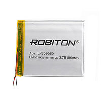 Li-po аккумулятор LP305060, 3,7v 800mAh