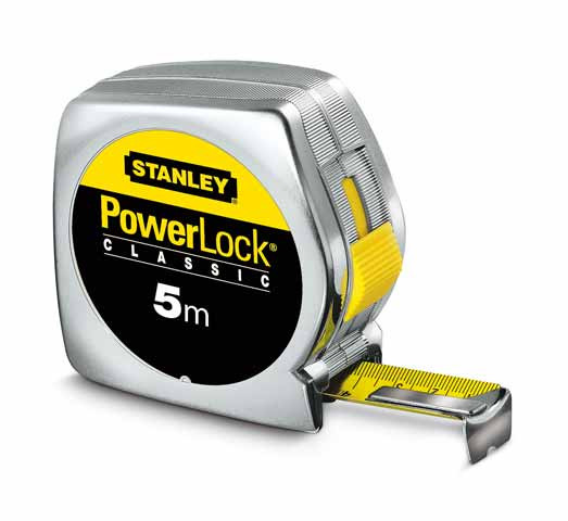 Рулетка измерительная STANLEY “Powerlock” с пластмассовым корпусом, 5 м