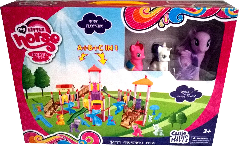 Игровой набор детская площадка "My Little Horse" - фото 1 - id-p53784524