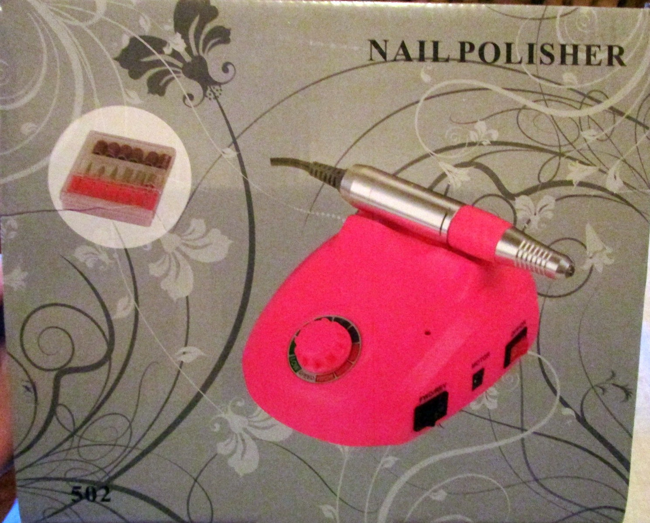 Фрезер Nail Master арт. 502 35 тыс.оборотов, 35 W ( розовый, серебристый, черный, красный ) - фото 7 - id-p53784915