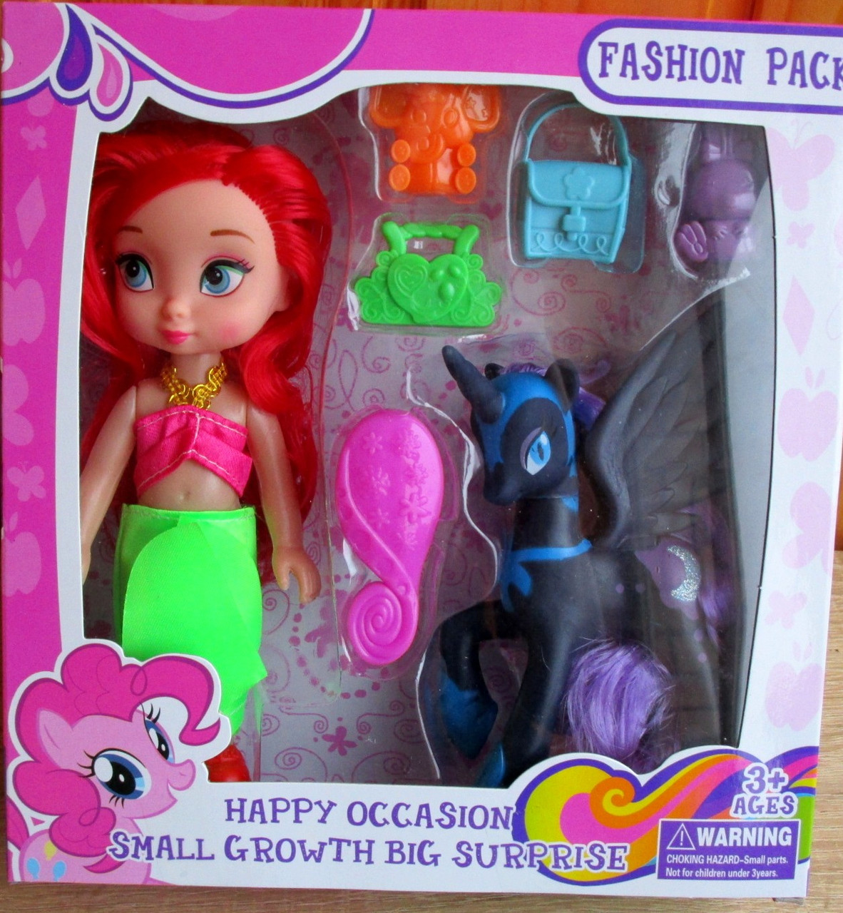 Игровой набор аналог My Little Pony кукла и пони единорог принцесса Луна 200 - фото 2 - id-p53796630
