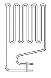 ТЭН Harvia ZSP-250 2500 Вт для Legend PO165, Elegance F15, F16.5, Club (Combi) K13.5G(S), K15G(S)