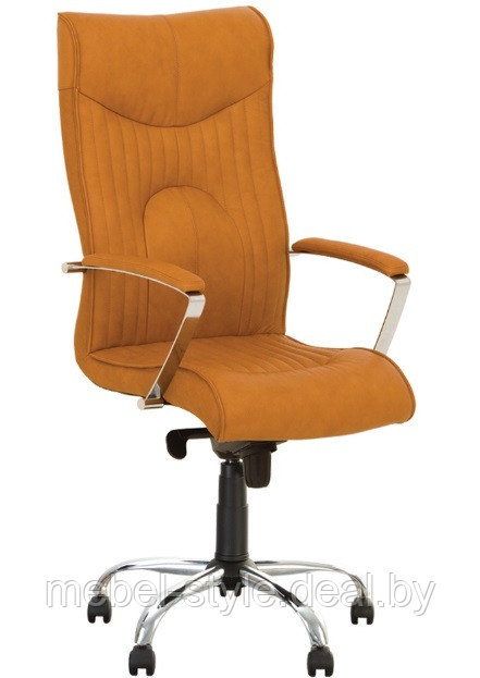 Кресло ФЕЛИЦИЯ хром для руководителя,дома и офиса, FILICIA Chrome в ткани