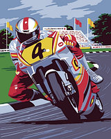 Картина по номерам Мотоциклист (PC3040025) 30х40 см