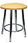 Табурет (стул) ТЕДДИ хром для кухни дома и ресторана (TEDDI Chrome) кож\зам EV, фото 3