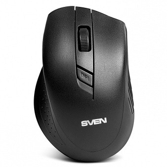 Беспроводная оптическая мышь SVEN RX-325 Wireless Black, 4 кнопки, 600-1000dpi