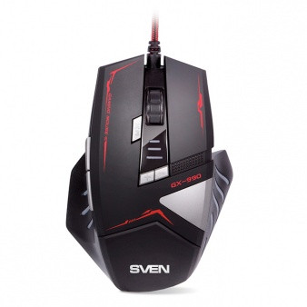 Проводная оптическая игровая мышь SVEN GX-990 Gaming, 8 кнопок, 1000-2500dpi