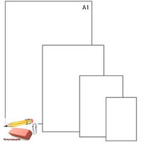 Ватман А1, 610х860 мм., 200 г/м2