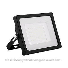 Прожектор светодиодный 2835 SMD 50W 6400K IP65 AC220V/50Hz : черный с матовым стеклом , LL-921