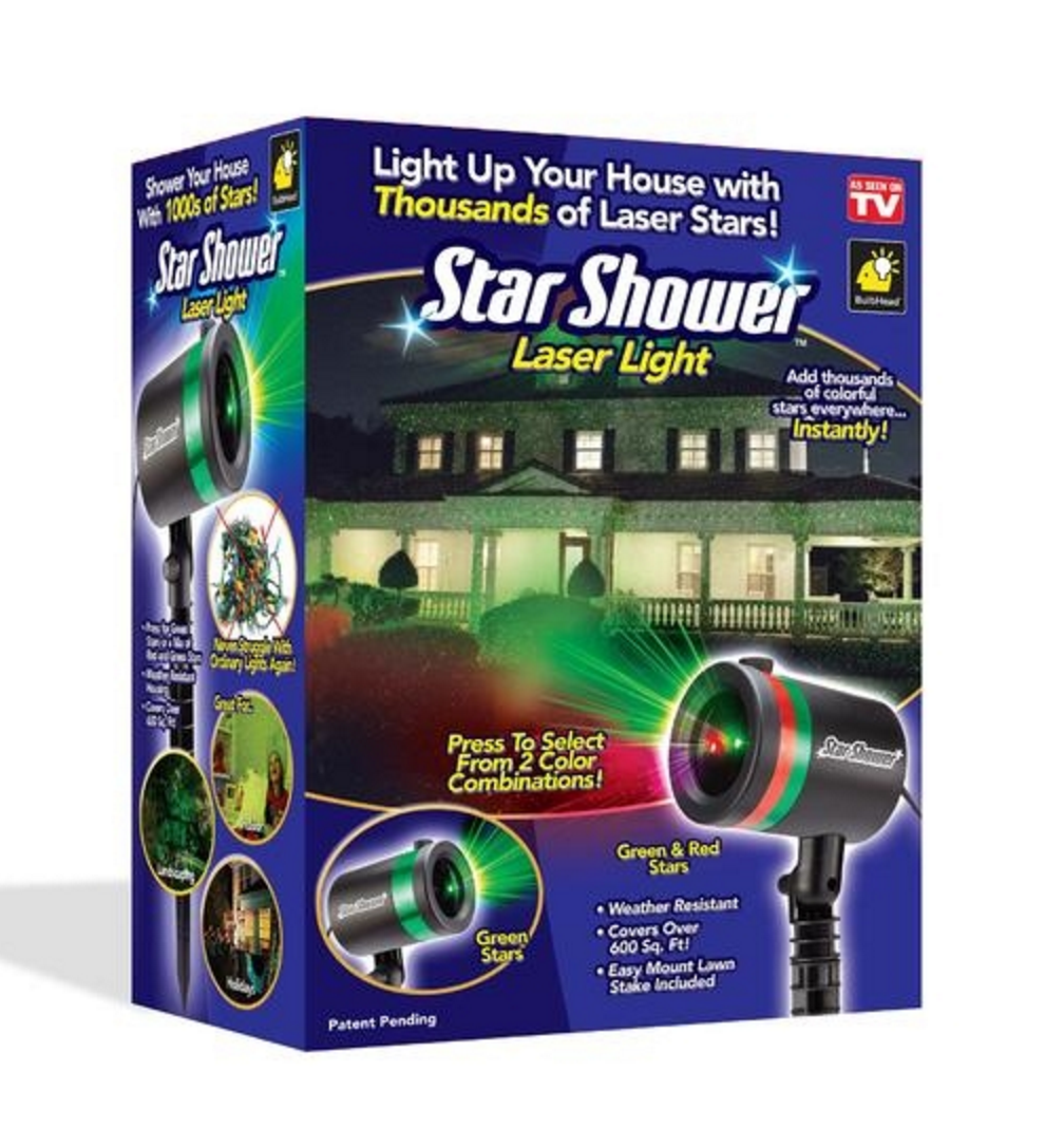 Лазерный проектор Star Shower - фото 2 - id-p53643232