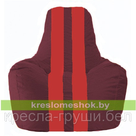 Кресло мешок Спортинг бордовый - красный С1.1-308 - фото 1 - id-p53943849