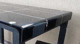 Стеклянный  стол 1100Х700Х750. Кухонный   стол стеклянный А-105, фото 3