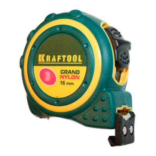 Рулетка KRAFTOOL Grand-Nylon, 5м - фото 3 - id-p67384392