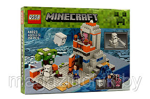 Конструктор Майнкрафт Minecraft Снежная крепость 44023, 358 дет., 3 минифигурки, аналог Лего