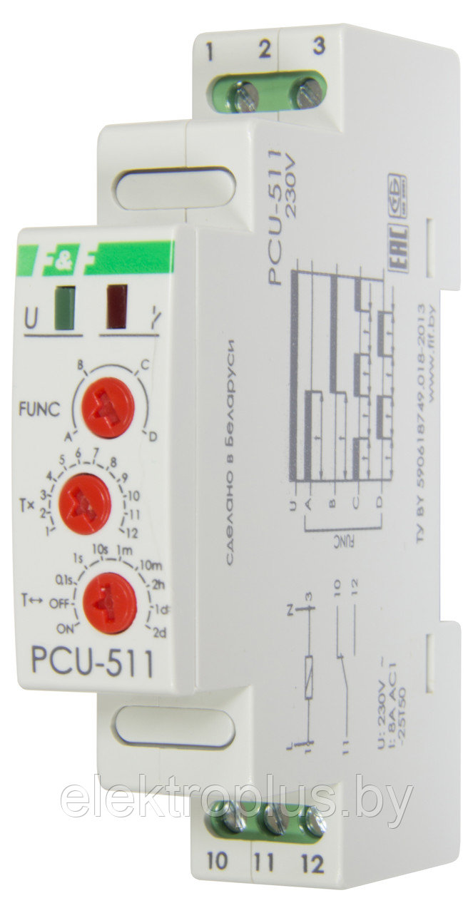 Реле времени PCU-510; PCU-511 - фото 3 - id-p53985353