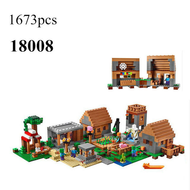 Конструктор Lepin 18008 Деревня (аналог Lego Майнкрафт Minecraft 21128 ) 1673 детали - фото 2 - id-p53991380