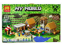 Конструктор Деревня Micro World Майнкрафт 1650 деталей (Minecraft 79351)