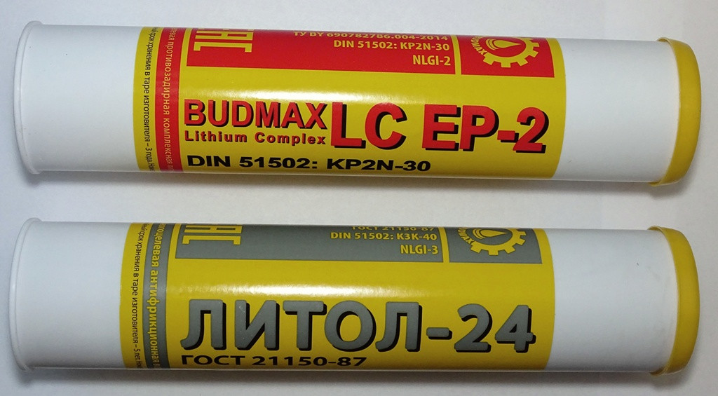 Комплексная литиевая смазка BUDMAX LC EP-2 0,4кг в тубах - фото 2 - id-p58520502