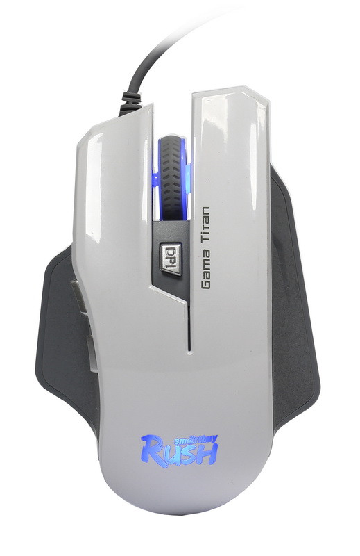 Игровая оптическая проводная мышь Smartbuy SBM-709G-W, 7 кнопок, 1000-4000dpi, подсветка - фото 2 - id-p54014259