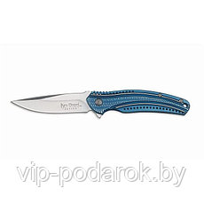 Складной нож Ripple 2 Blue Stainless Handle (IKBS® Flipper)