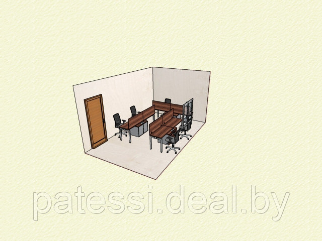 Комплект офисной мебели Европа - фото 2 - id-p54028772