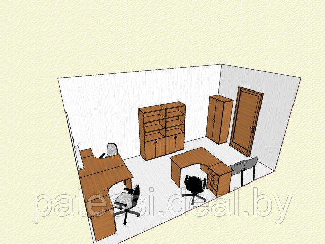 Офисная мебель для персонала №5. Коллекция Практика - фото 1 - id-p54028777