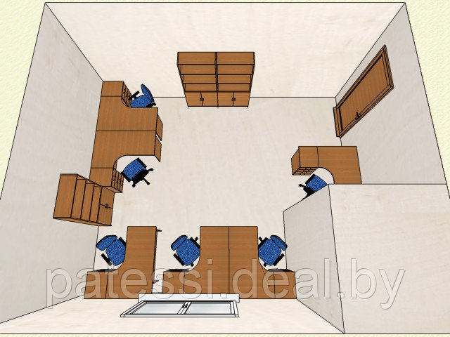 Комплект мебели для персонала №7. Коллекция Практика - фото 5 - id-p54028779