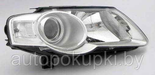 ПЕРЕДНЯЯ ФАРА (ПРАВАЯ) Volkswagen Passat B6 / Фольксваген Пассат Б6, 2005-2010, с эл. корректором - фото 1 - id-p1975714